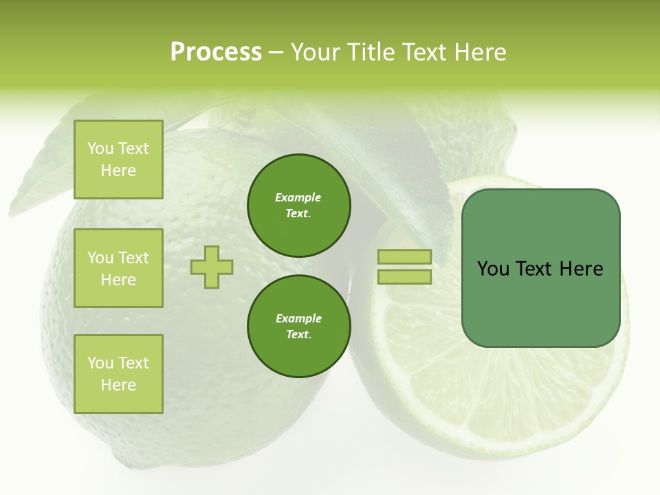 Close Up Lime Health PowerPoint Template