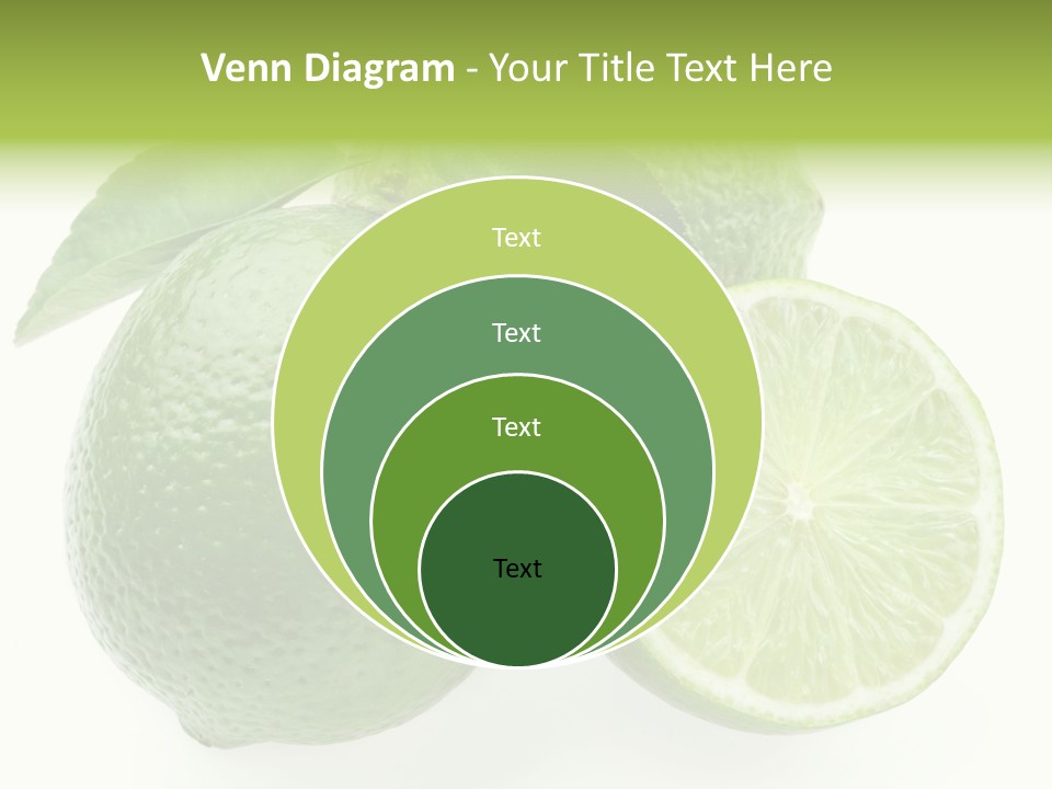 Close Up Lime Health PowerPoint Template