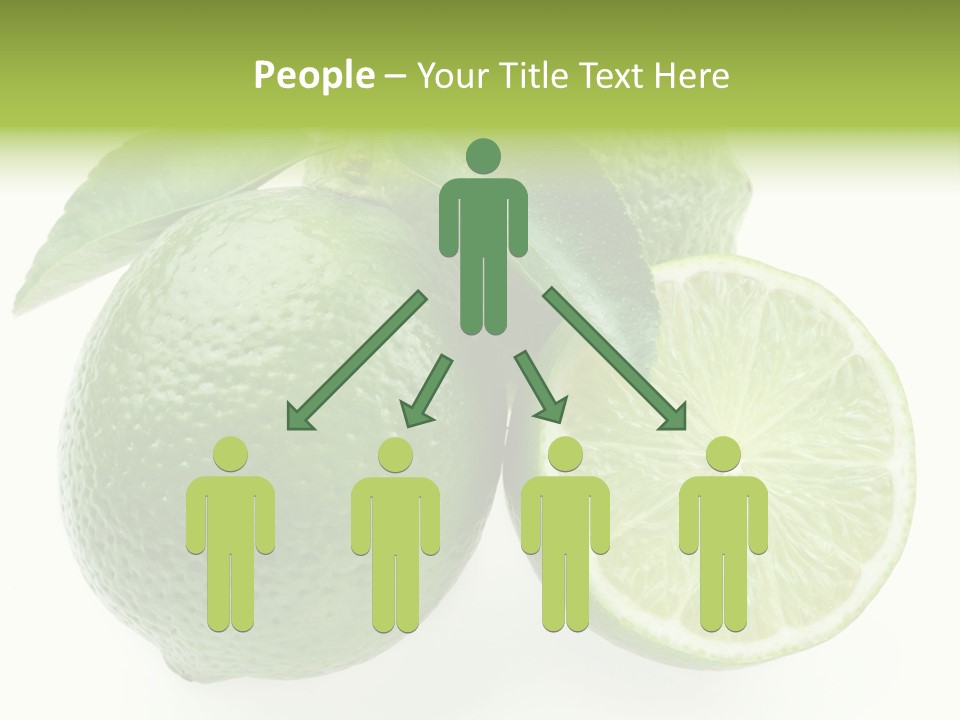 Close Up Lime Health PowerPoint Template