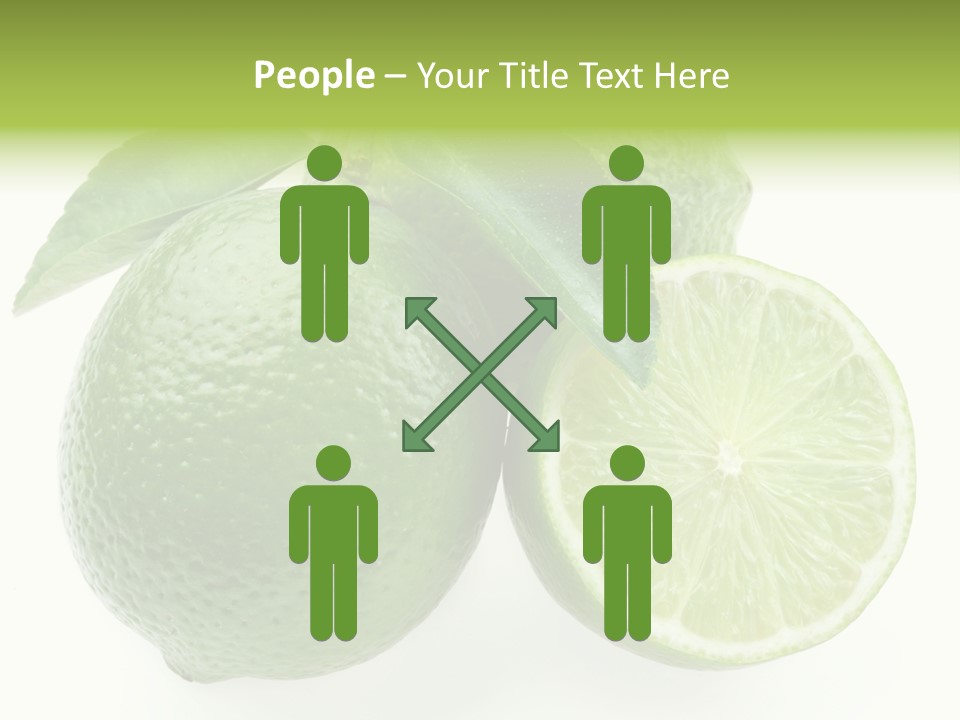 Close Up Lime Health PowerPoint Template