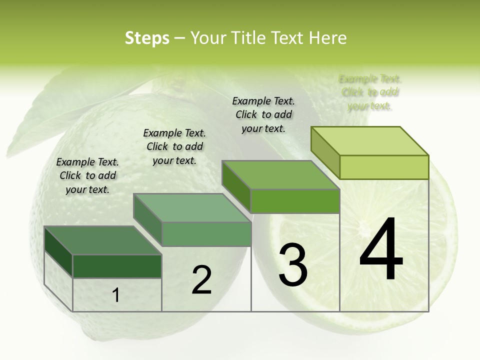 Close Up Lime Health PowerPoint Template