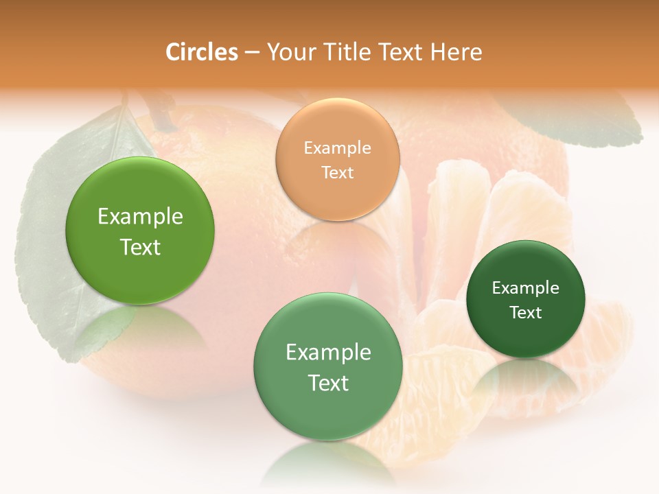 Tangerine Segment Showy PowerPoint Template