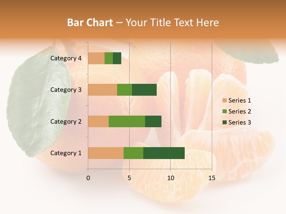 Tangerine Segment Showy PowerPoint Template