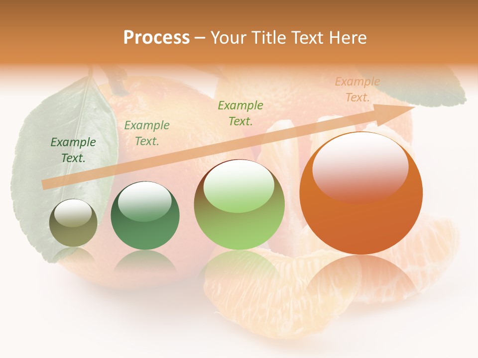 Tangerine Segment Showy PowerPoint Template