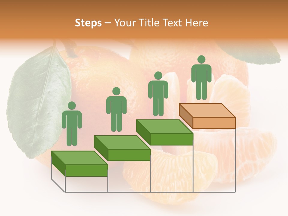 Tangerine Segment Showy PowerPoint Template