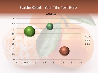 Green Dessert Mandarin PowerPoint Template