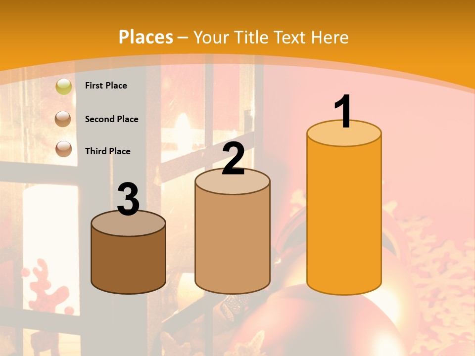 Atmosphere Christmas Eve Snow PowerPoint Template