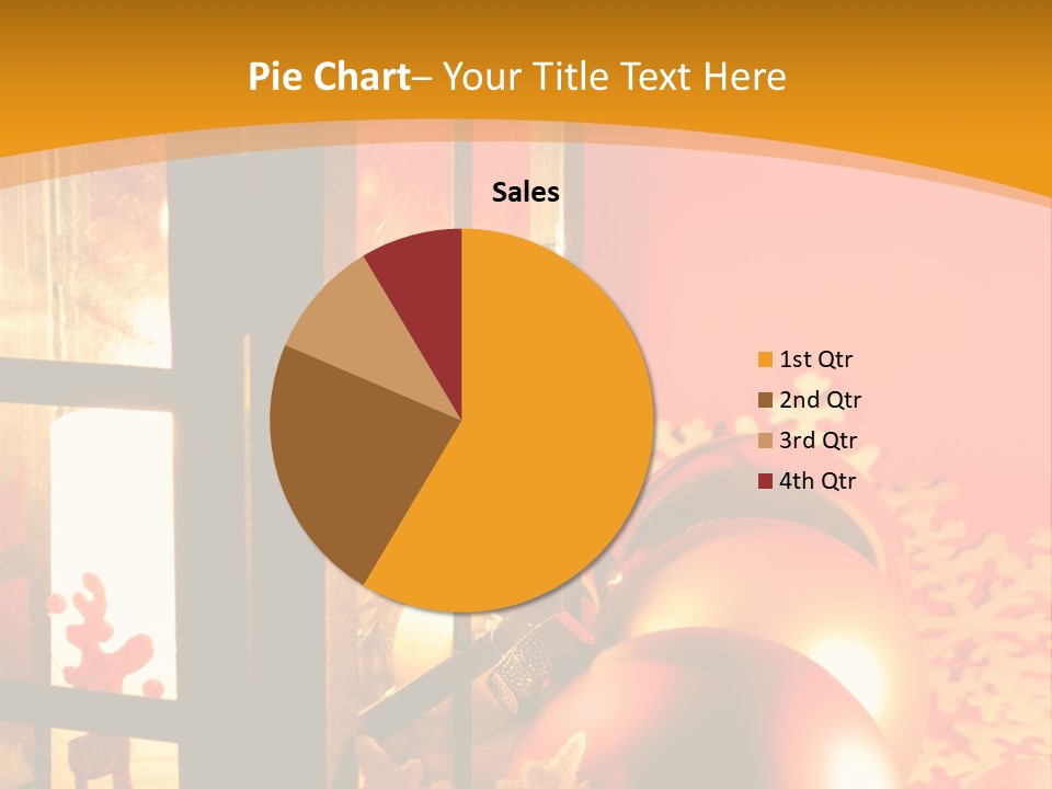 Atmosphere Christmas Eve Snow PowerPoint Template