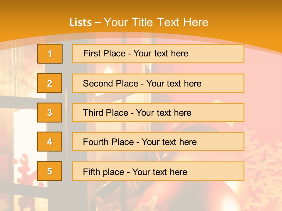 Atmosphere Christmas Eve Snow PowerPoint Template