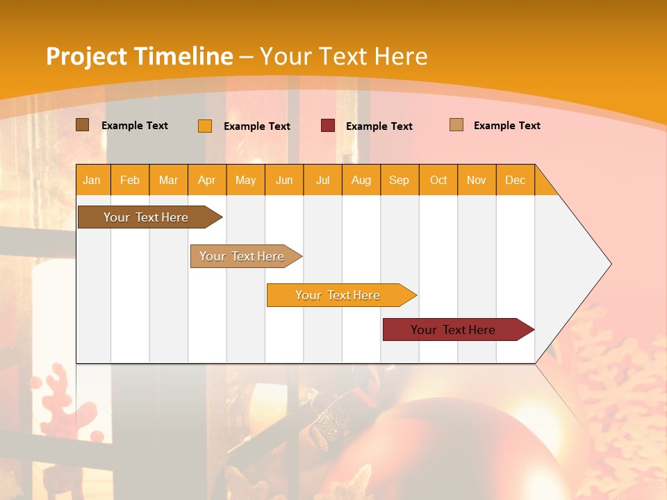 Atmosphere Christmas Eve Snow PowerPoint Template