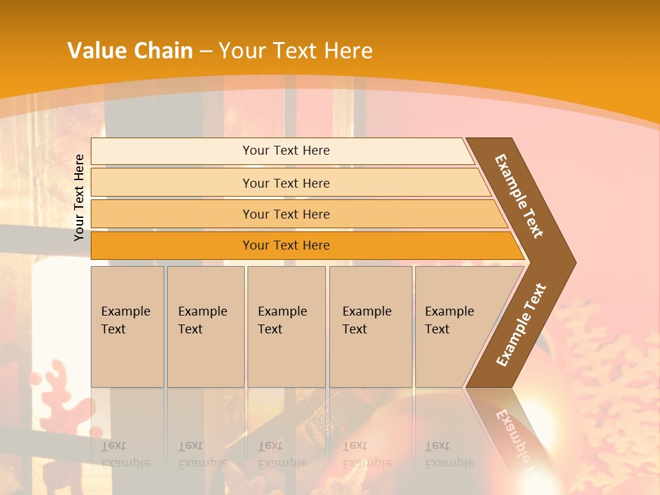 Atmosphere Christmas Eve Snow PowerPoint Template