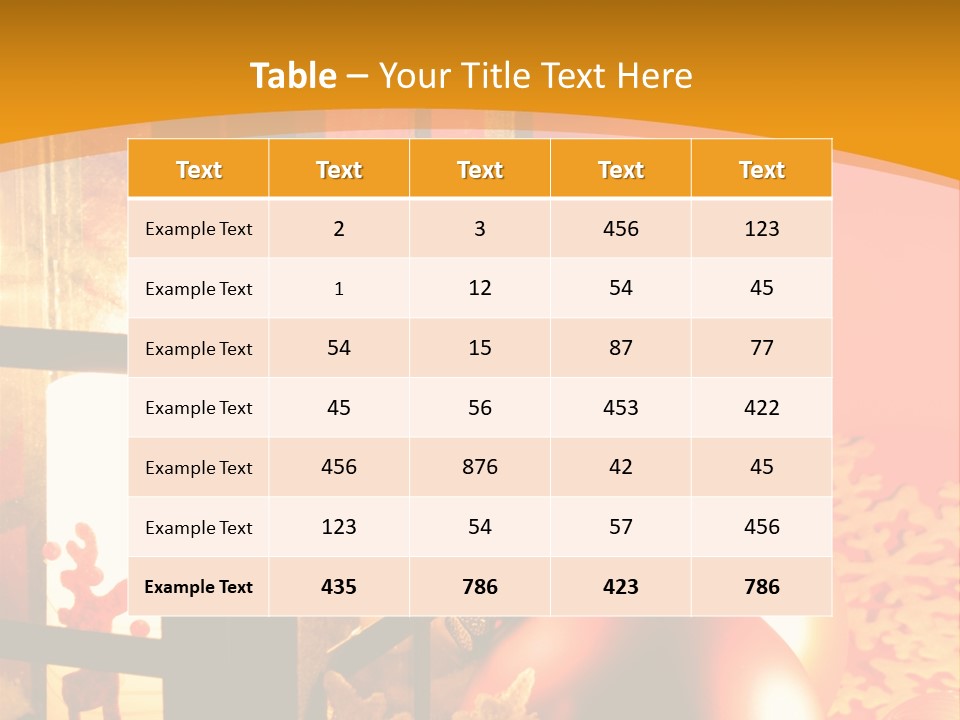 Atmosphere Christmas Eve Snow PowerPoint Template