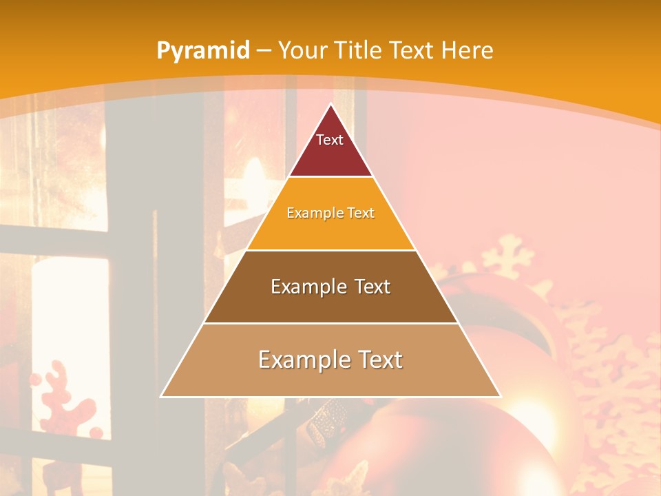 Atmosphere Christmas Eve Snow PowerPoint Template