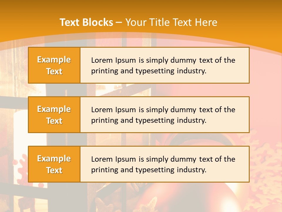 Atmosphere Christmas Eve Snow PowerPoint Template