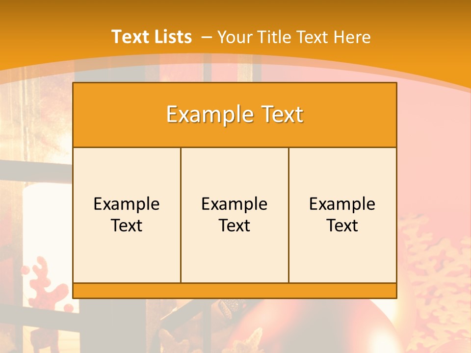 Atmosphere Christmas Eve Snow PowerPoint Template