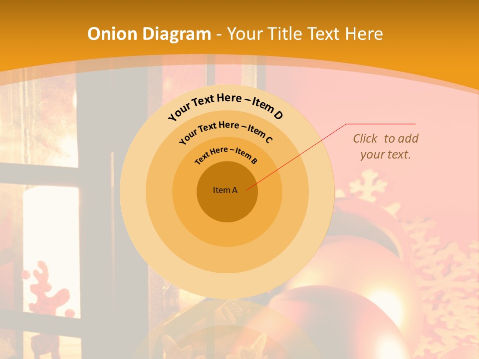 Atmosphere Christmas Eve Snow PowerPoint Template