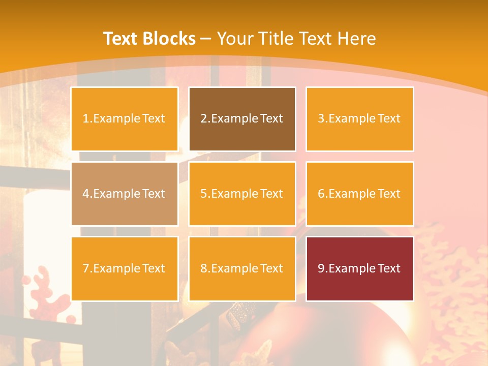 Atmosphere Christmas Eve Snow PowerPoint Template