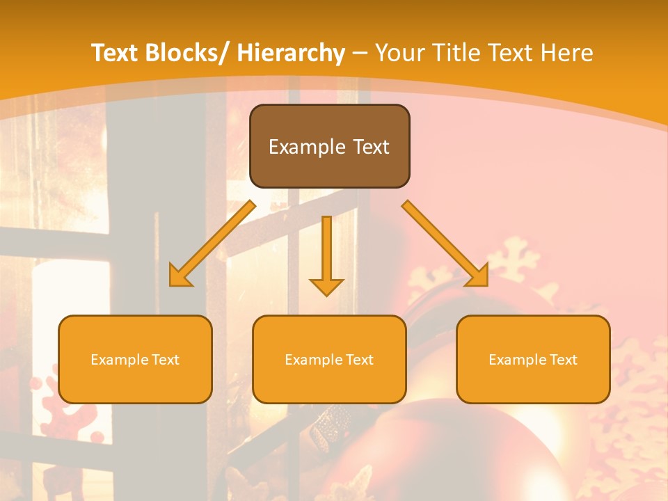 Atmosphere Christmas Eve Snow PowerPoint Template