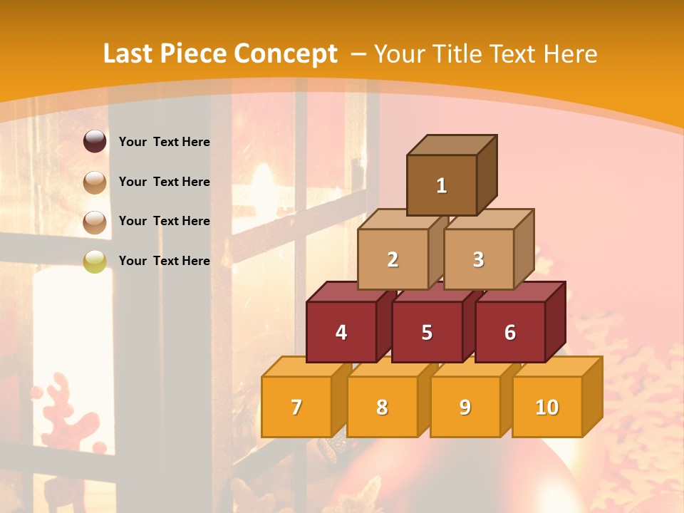 Atmosphere Christmas Eve Snow PowerPoint Template