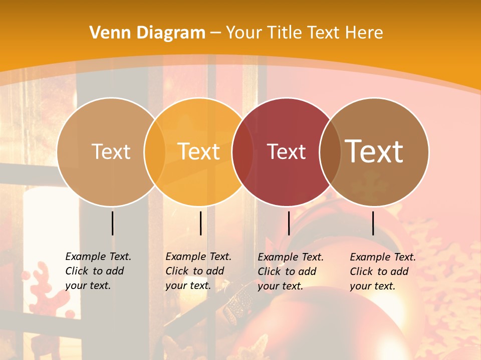Atmosphere Christmas Eve Snow PowerPoint Template