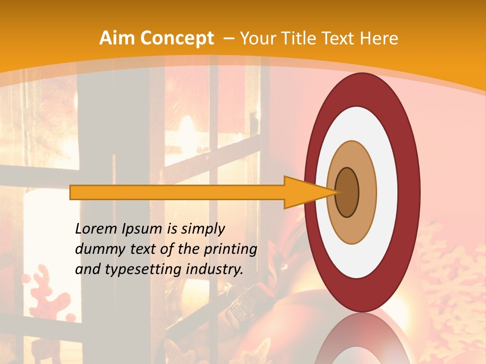 Atmosphere Christmas Eve Snow PowerPoint Template