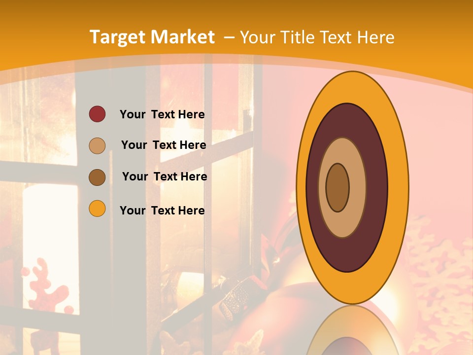 Atmosphere Christmas Eve Snow PowerPoint Template