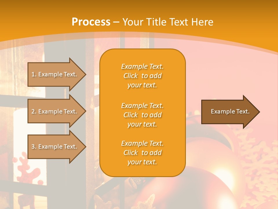 Atmosphere Christmas Eve Snow PowerPoint Template