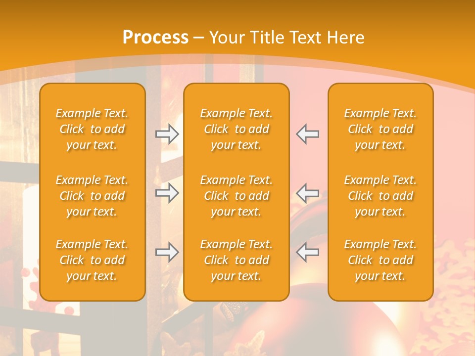 Atmosphere Christmas Eve Snow PowerPoint Template
