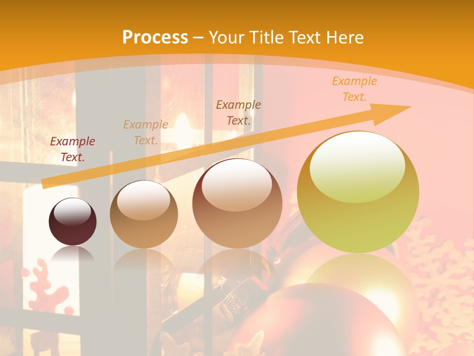 Atmosphere Christmas Eve Snow PowerPoint Template