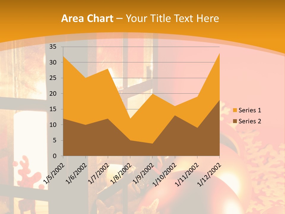Atmosphere Christmas Eve Snow PowerPoint Template
