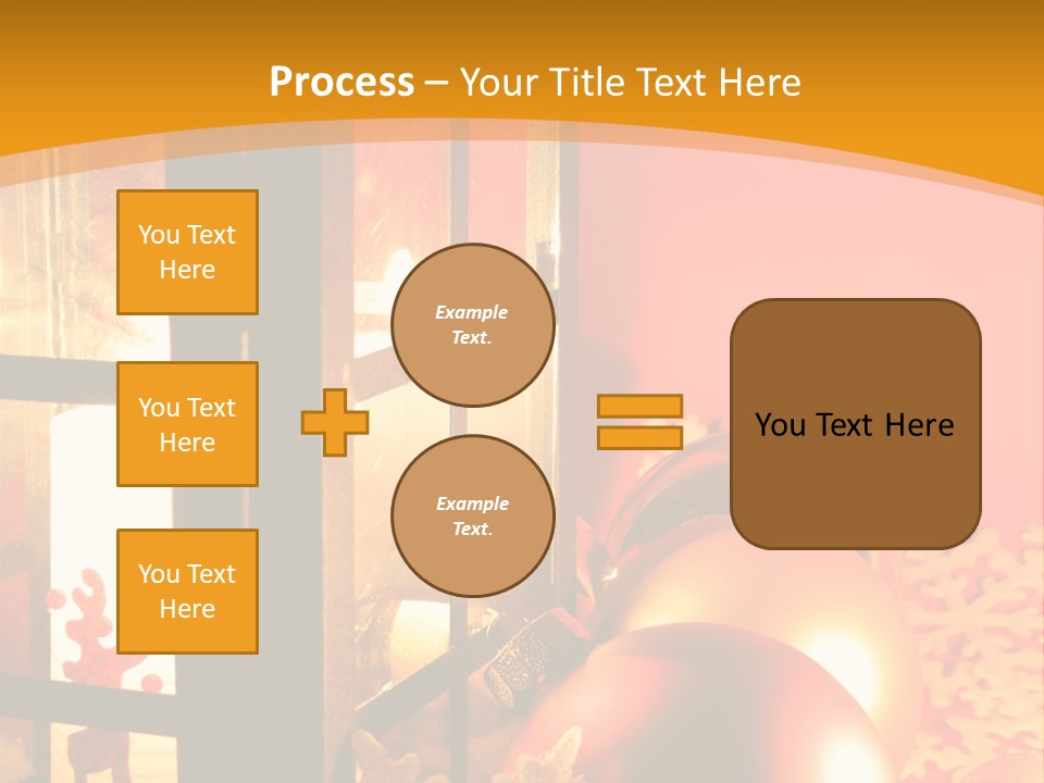 Atmosphere Christmas Eve Snow PowerPoint Template