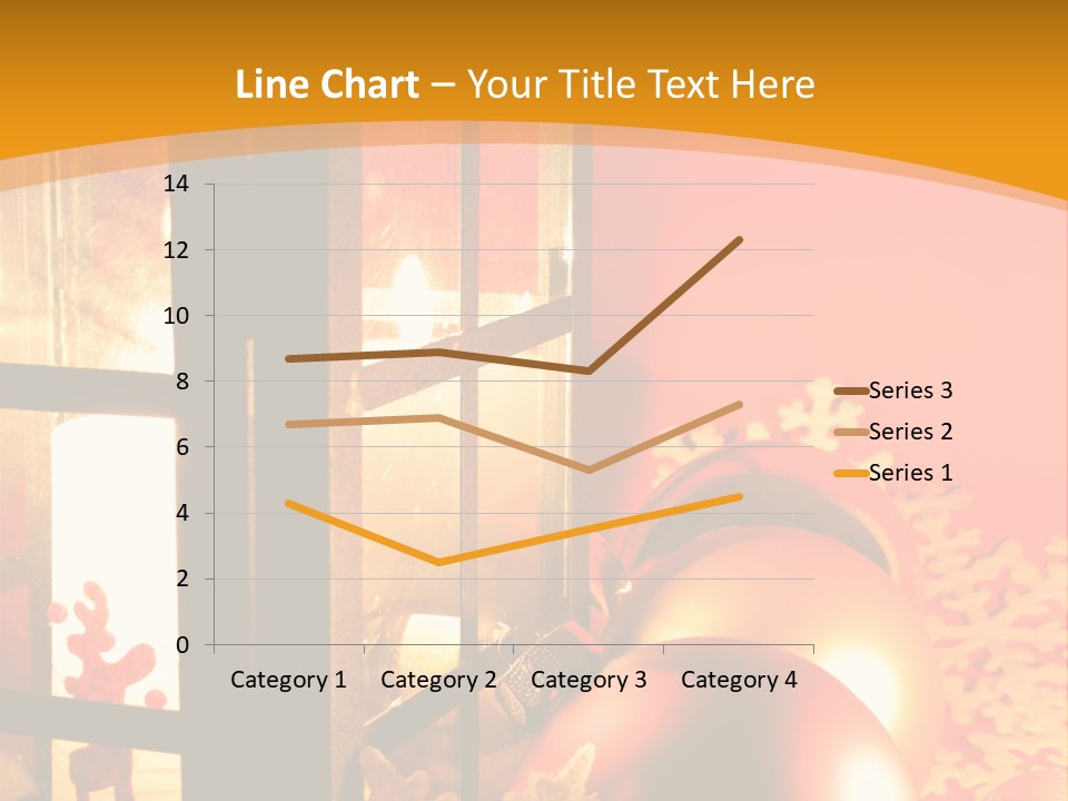 Atmosphere Christmas Eve Snow PowerPoint Template