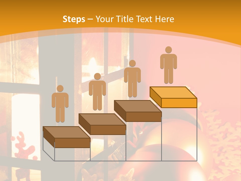 Atmosphere Christmas Eve Snow PowerPoint Template