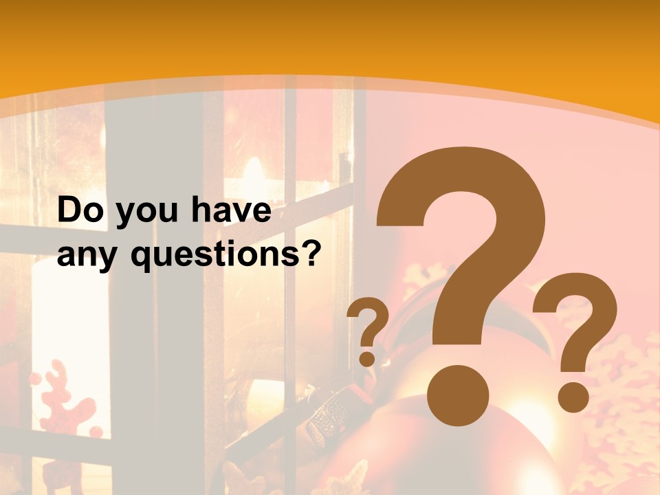 Atmosphere Christmas Eve Snow PowerPoint Template