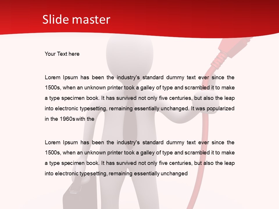 Render People Illustration PowerPoint Template