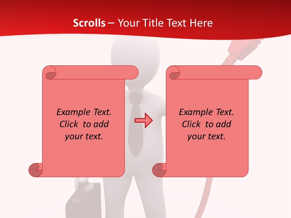 Render People Illustration PowerPoint Template