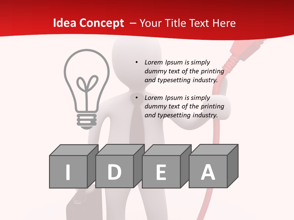 Render People Illustration PowerPoint Template