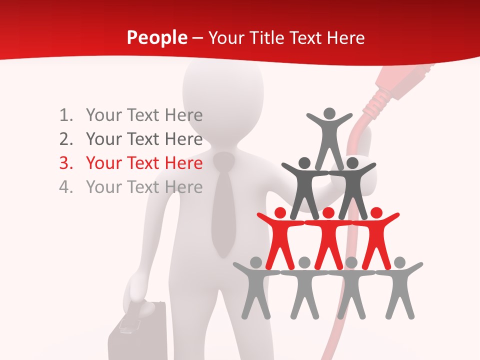 Render People Illustration PowerPoint Template