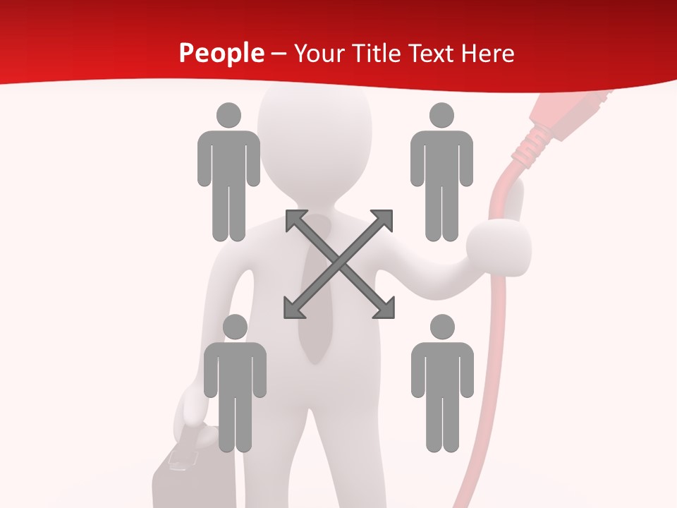 Render People Illustration PowerPoint Template