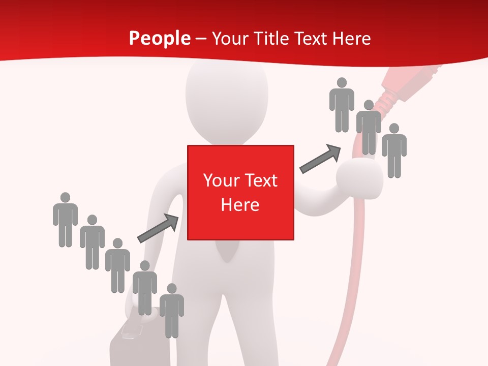 Render People Illustration PowerPoint Template