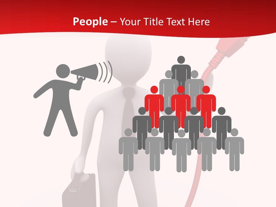 Render People Illustration PowerPoint Template
