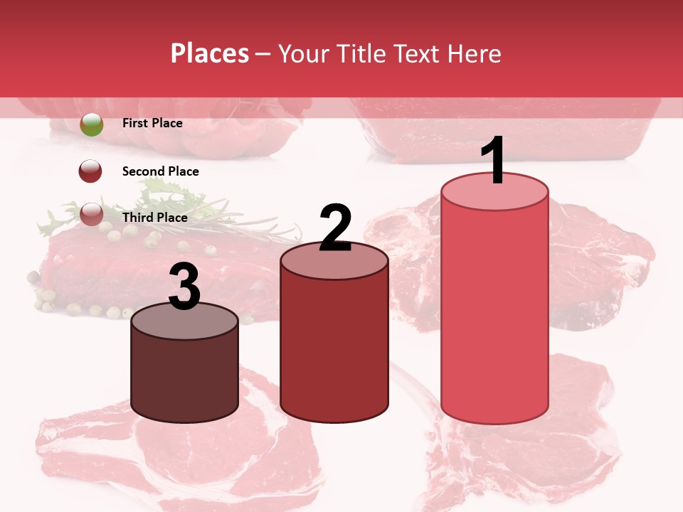Steak Raw Meat PowerPoint Template