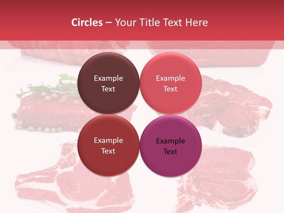 Steak Raw Meat PowerPoint Template