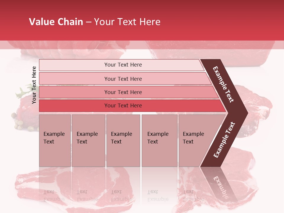 Steak Raw Meat PowerPoint Template