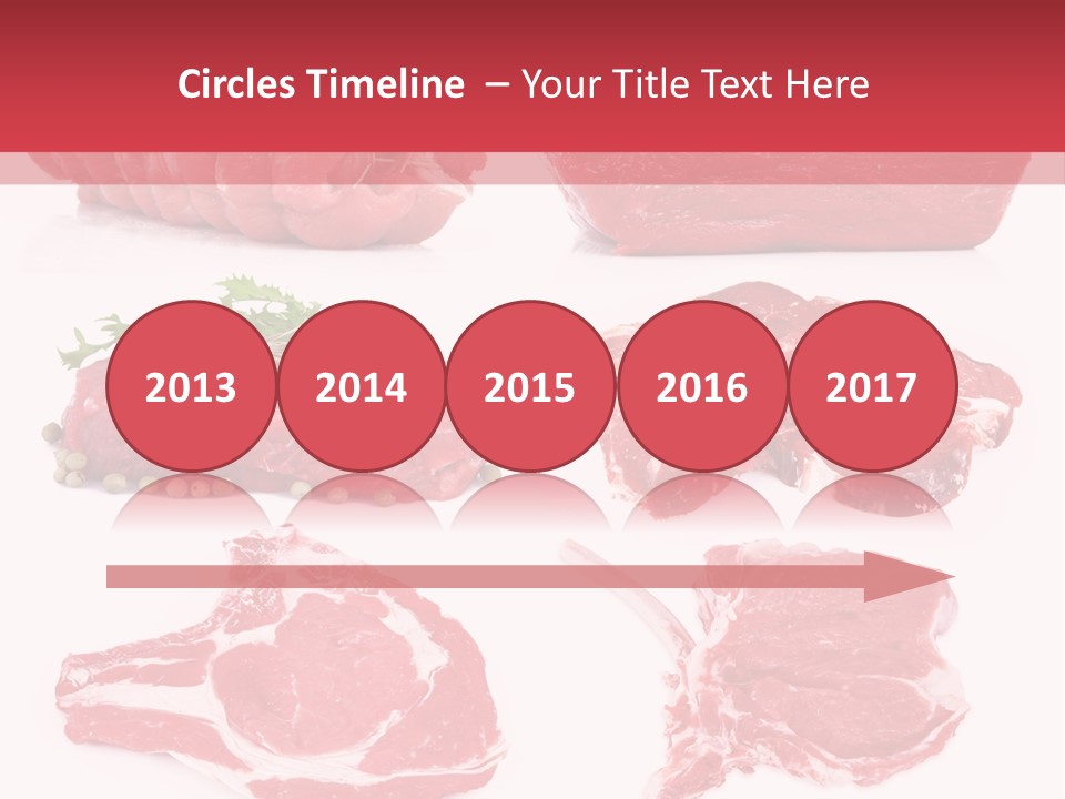 Steak Raw Meat PowerPoint Template