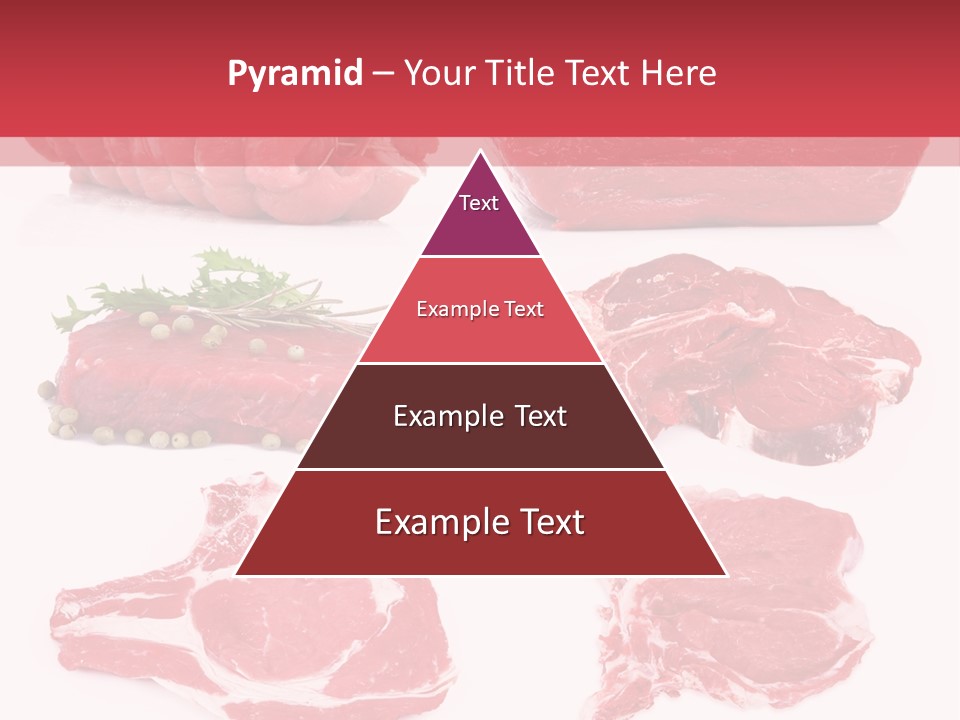 Steak Raw Meat PowerPoint Template