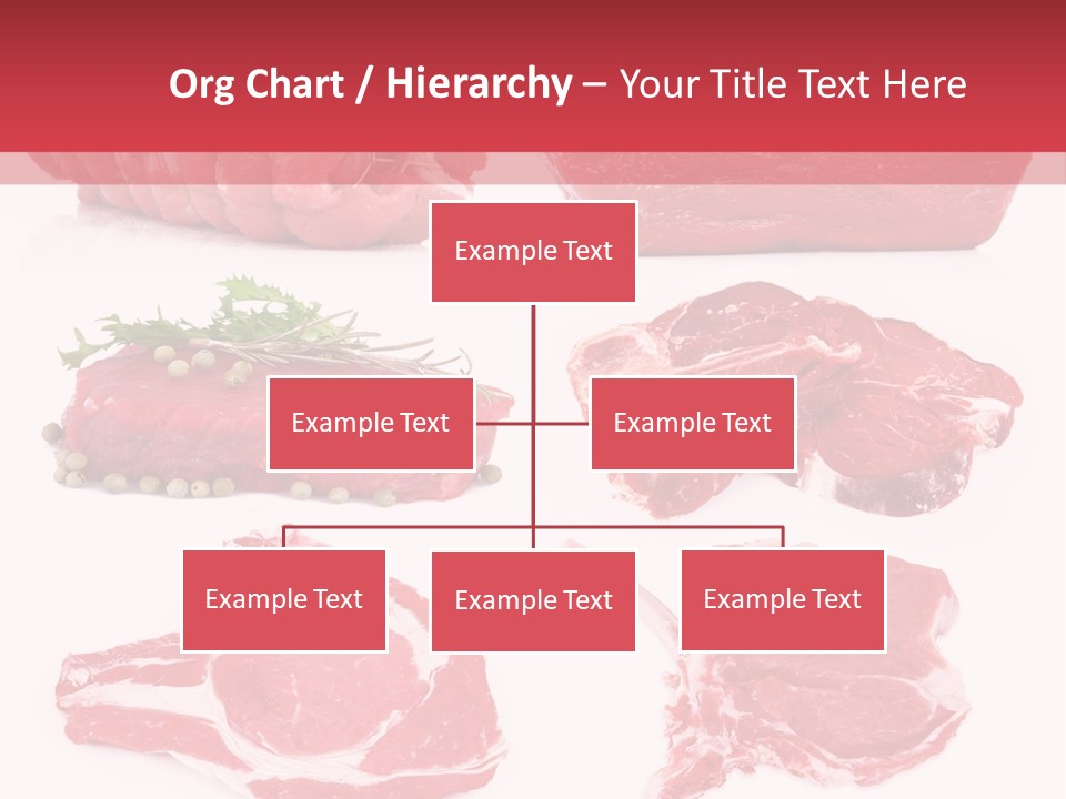 Steak Raw Meat PowerPoint Template