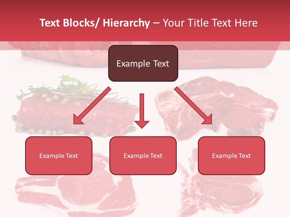 Steak Raw Meat PowerPoint Template