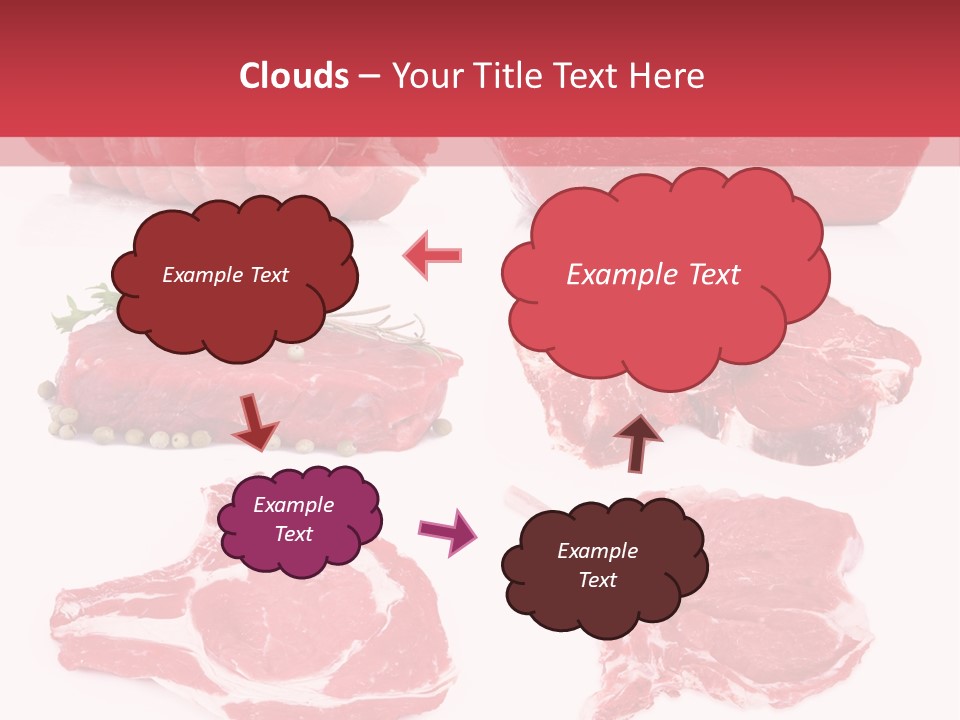 Steak Raw Meat PowerPoint Template