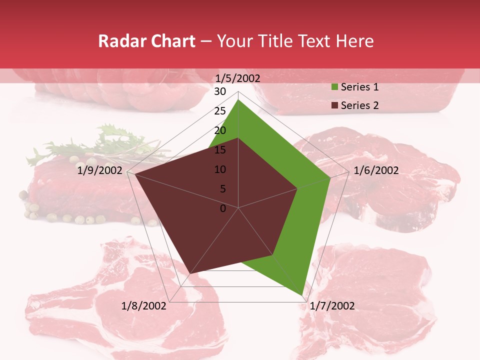 Steak Raw Meat PowerPoint Template